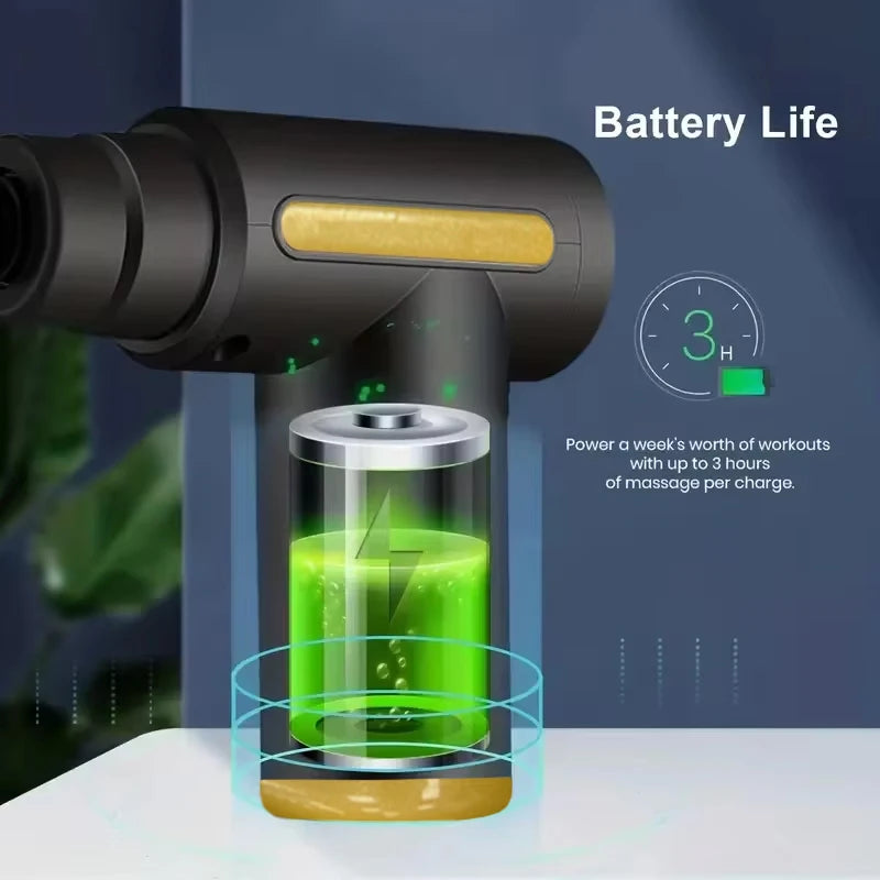 PulseRelief Mini — Deep Tissue Massage Gun That Fits In Your Pocket